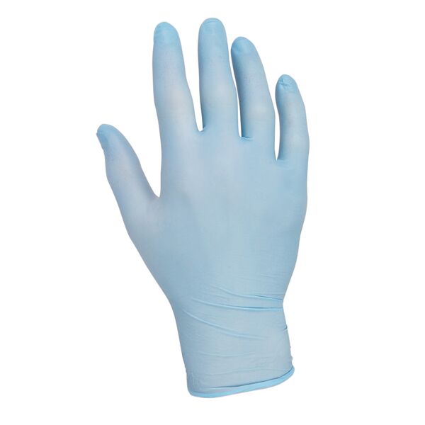 Blue Nitrile Disposable Gloves (Box 100) Large