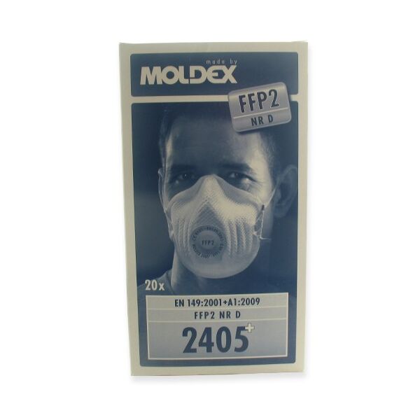 Moldex 2405 Disposable Face Mask FFP2 S (Box of 20)